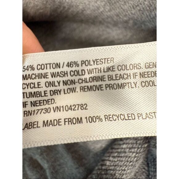 Wild Fable Women's Cropped Polo Shirt Size S Heather Gray Cotton Blend - Picture 6 of 7